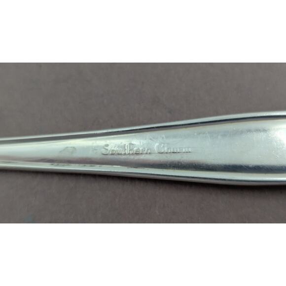 Alvin Southern Charm Sterling Silver Large Salad Serving Fork 9" No Monogram 86g - Picture 6 of 8